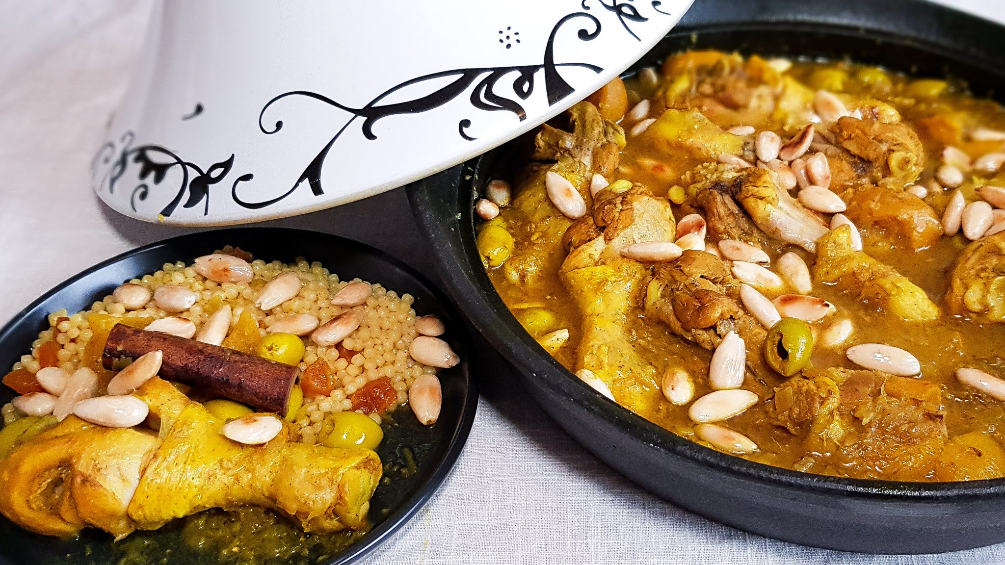 Kip tajine met citroen en olijven