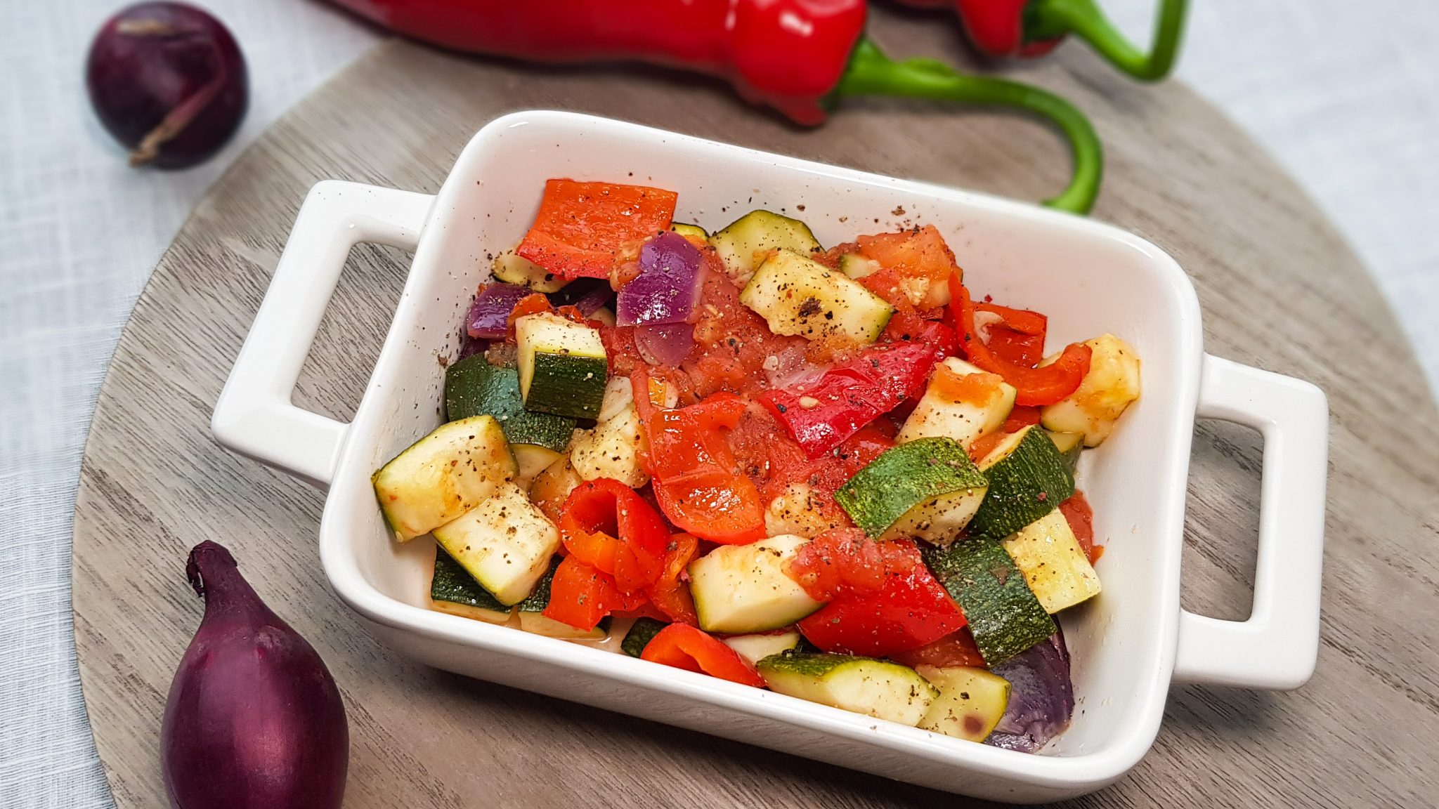 Gegrilde groenten uit de oven