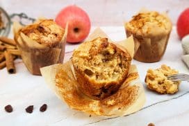 Appel kaneel muffins met rozijnen