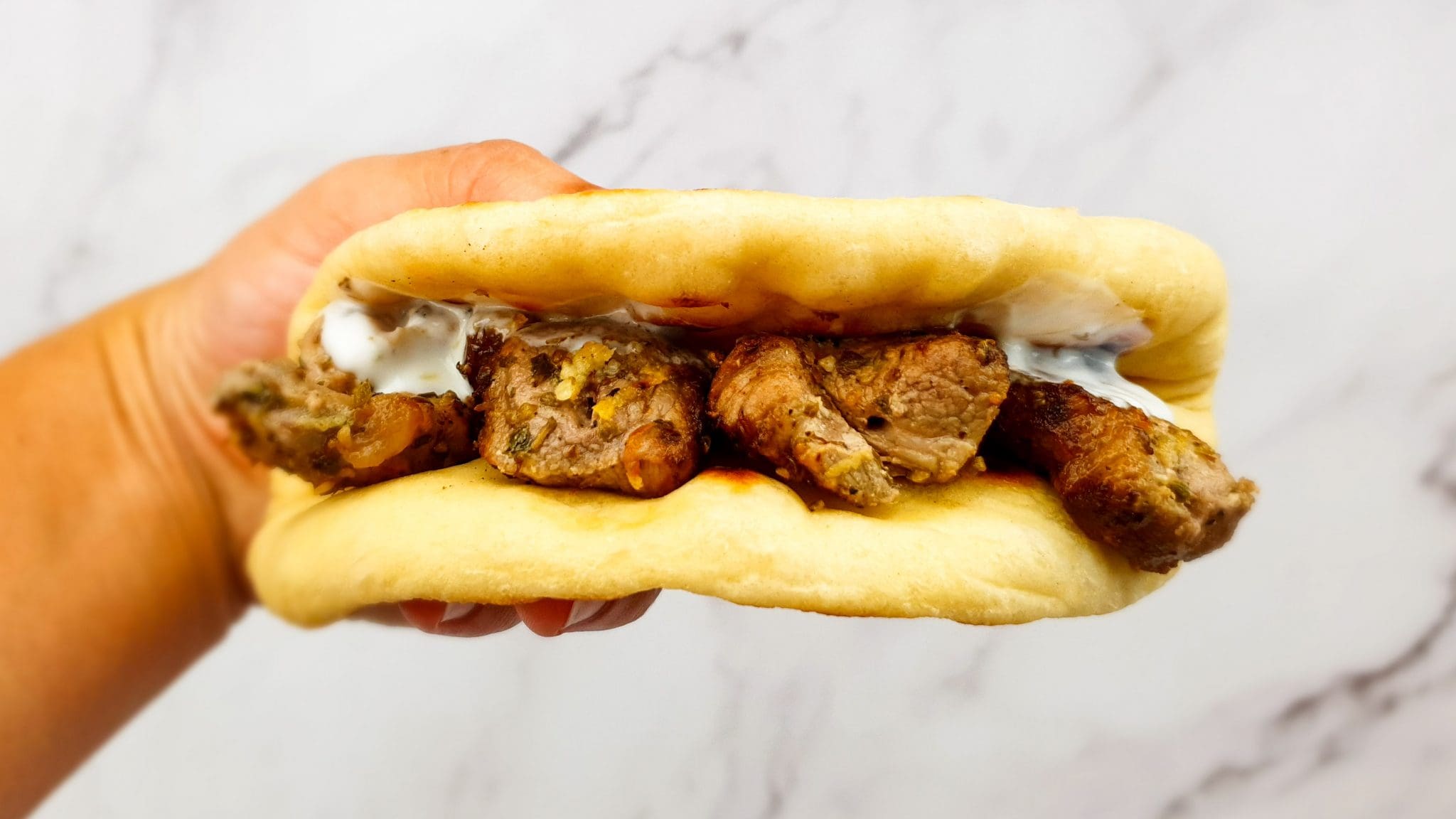 Pita souvlaki