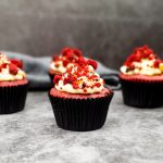 Red velvet oreo cupcakes