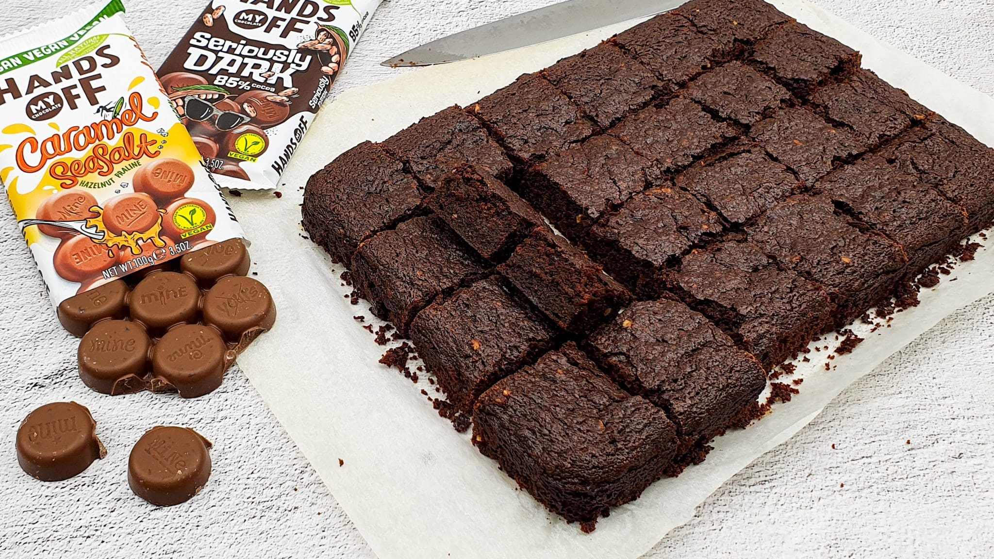 Vegan fudge brownies
