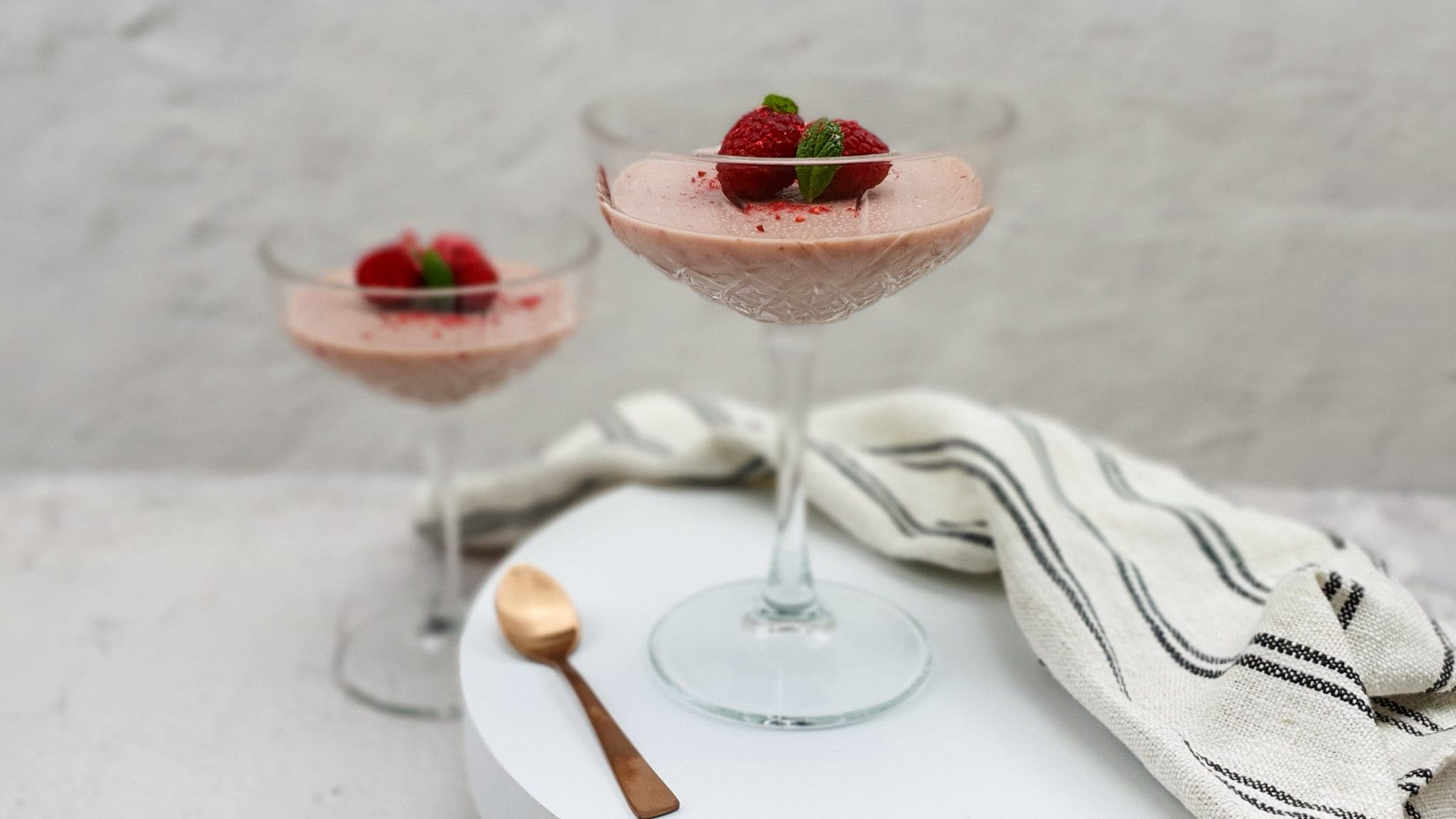 Ruby chocolade frambozen panna cotta
